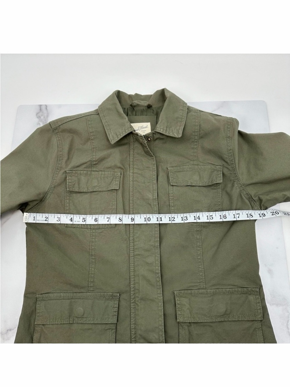 Universal Thread Army Green Cargo Utility Jacket XS - Picture 10 of 13